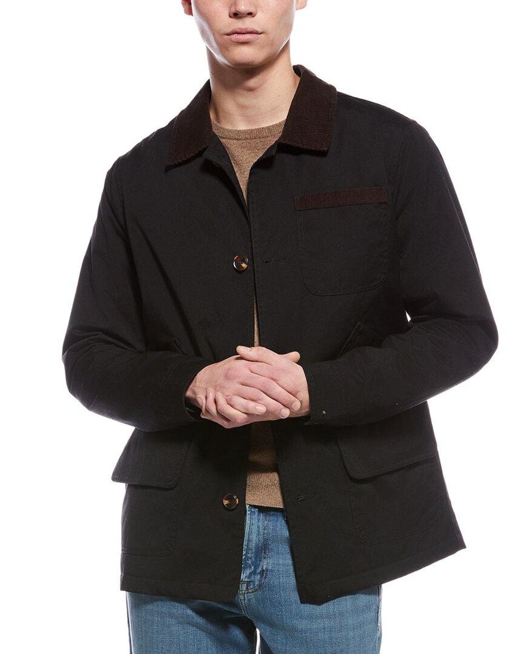 Hunter Black Samuel Canvas Jacket for men