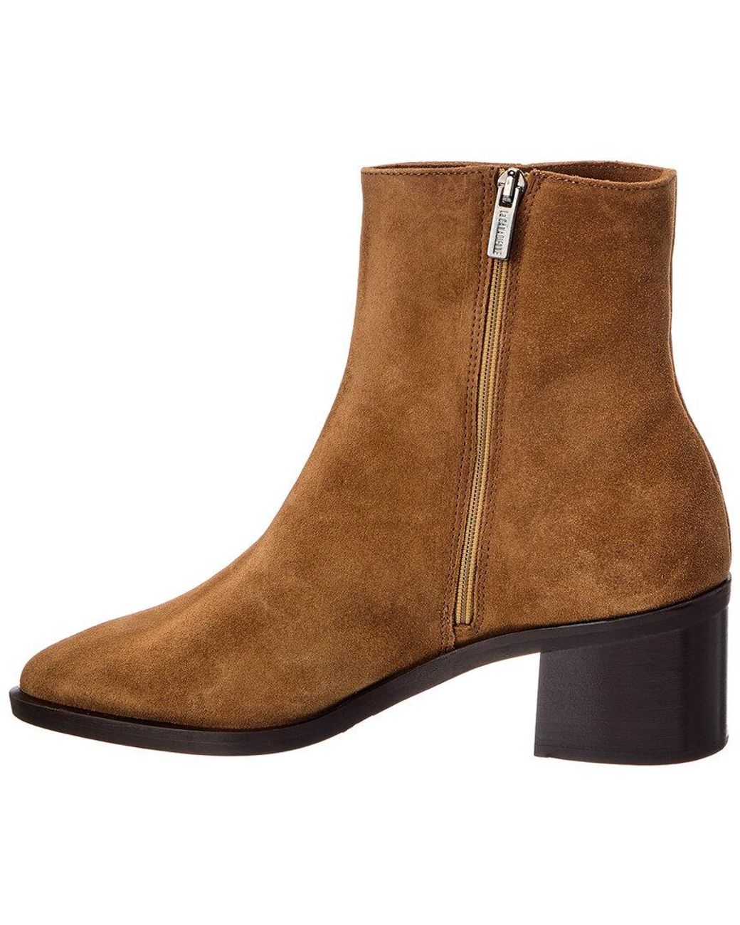 La Canadienne Brown Julieta Suede Bootie