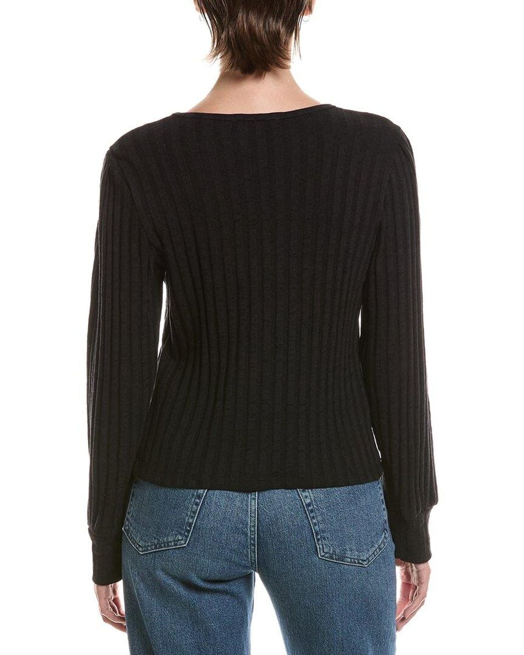 Michael Stars Black Jeanie Crewneck Sweater