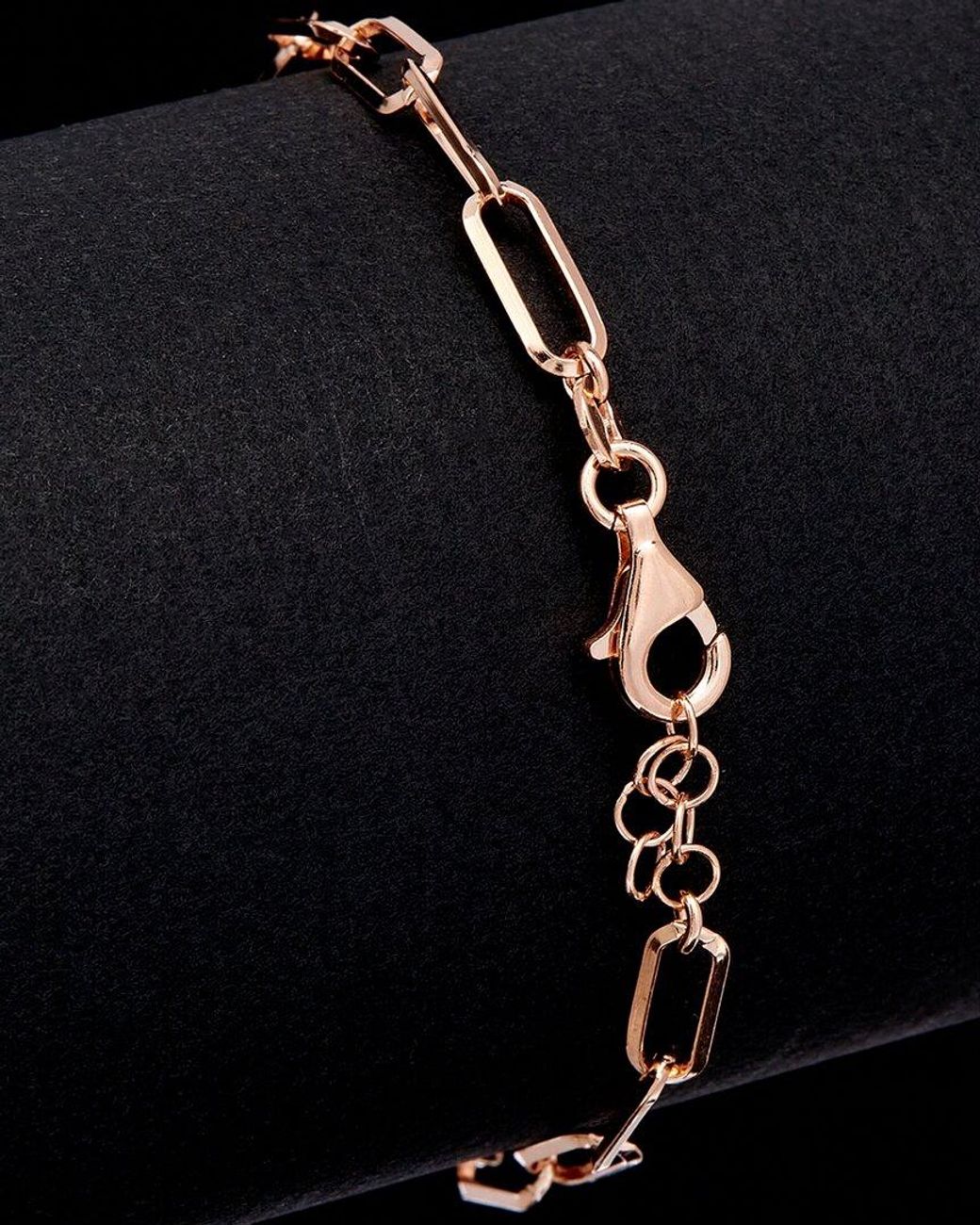 Meshmerise Black 18k Over Silver 0.18 Ct. Tw. Diamond Circle Bracelet