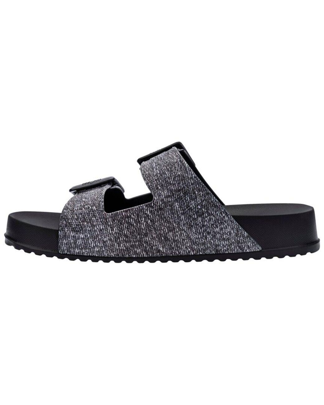 Melissa Black Cozy M Lover Denim Slide