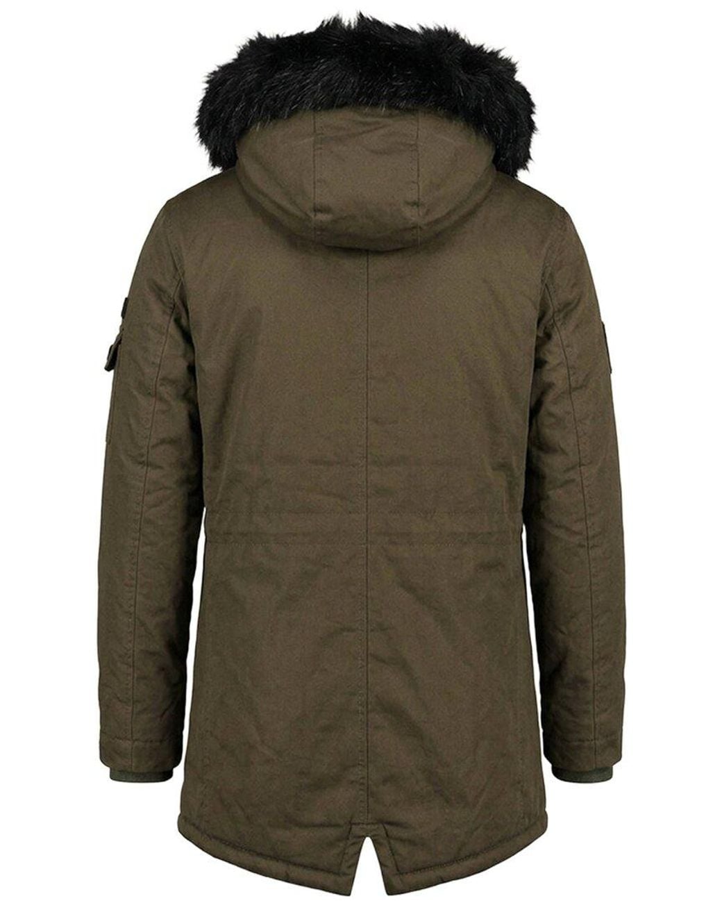 Ron Tomson Green Parka for men