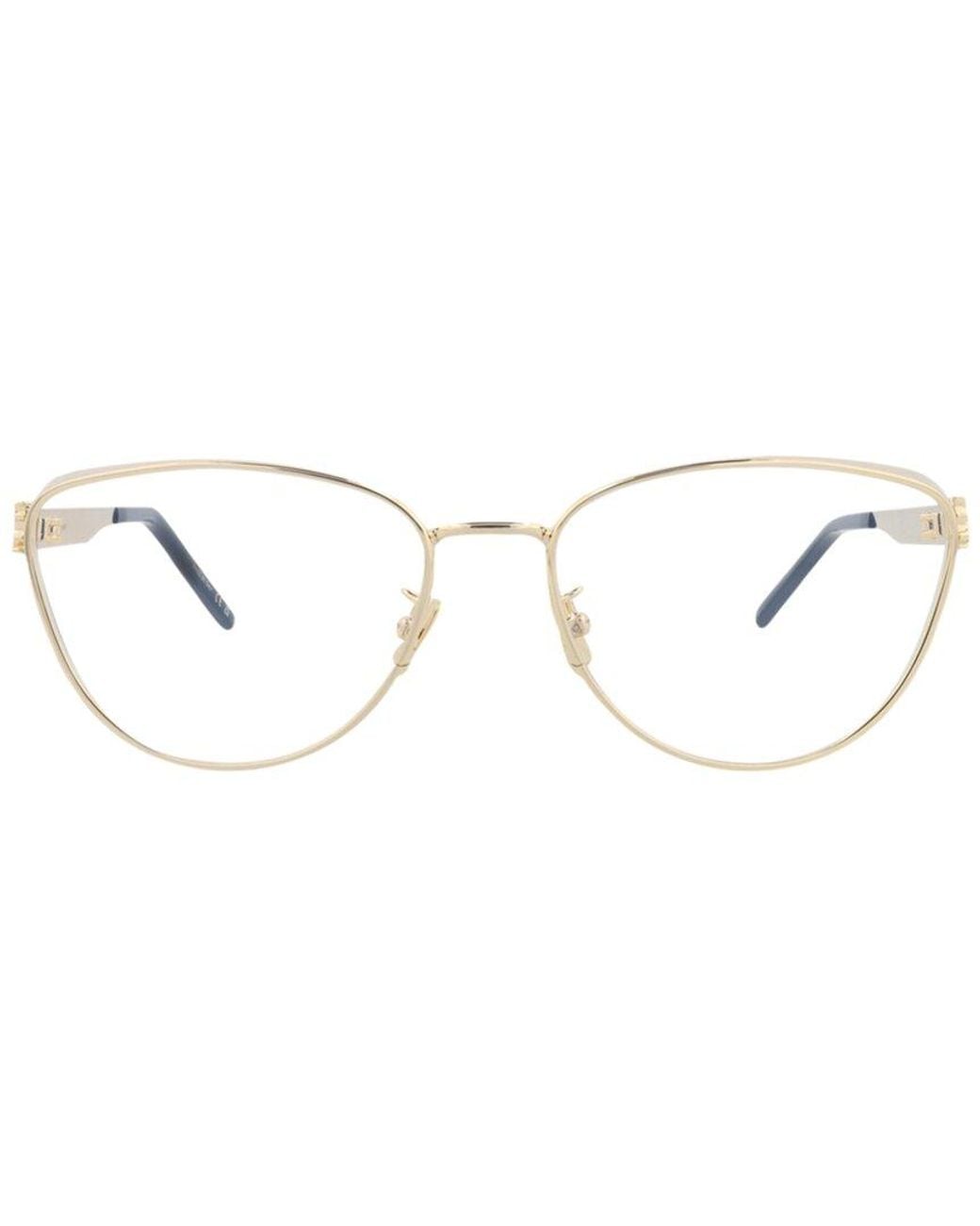 Saint Laurent Metallic 57Mm Optical Frames