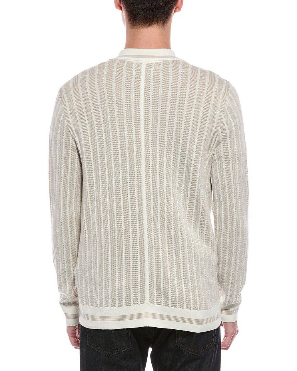 Rag & Bone White Harvey Rib Shirt for men