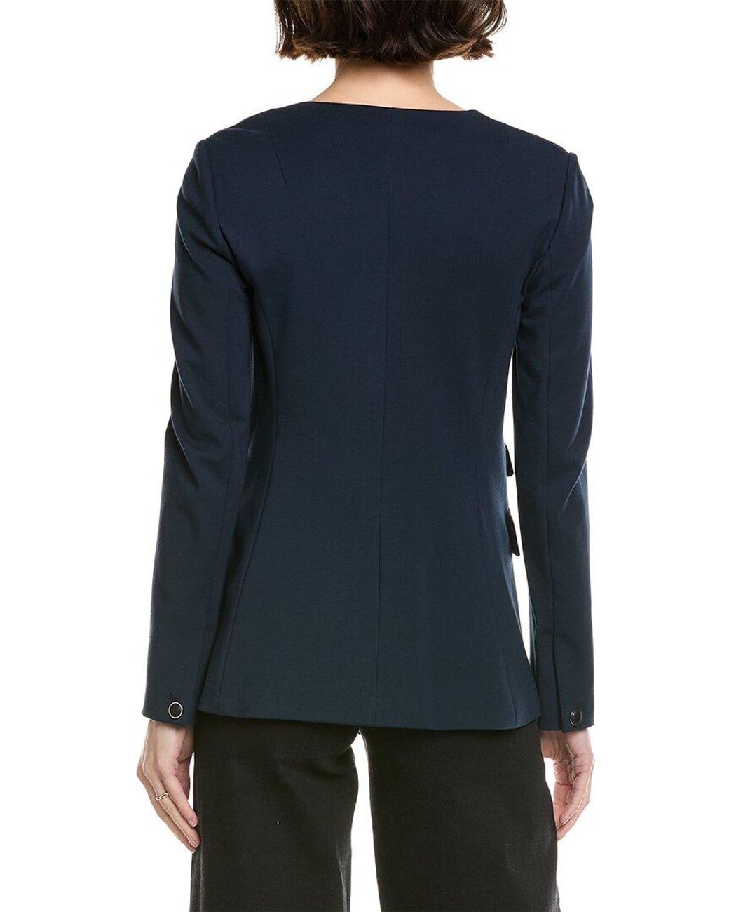 Rag & Bone Blue Roslyn Ponte Blazer