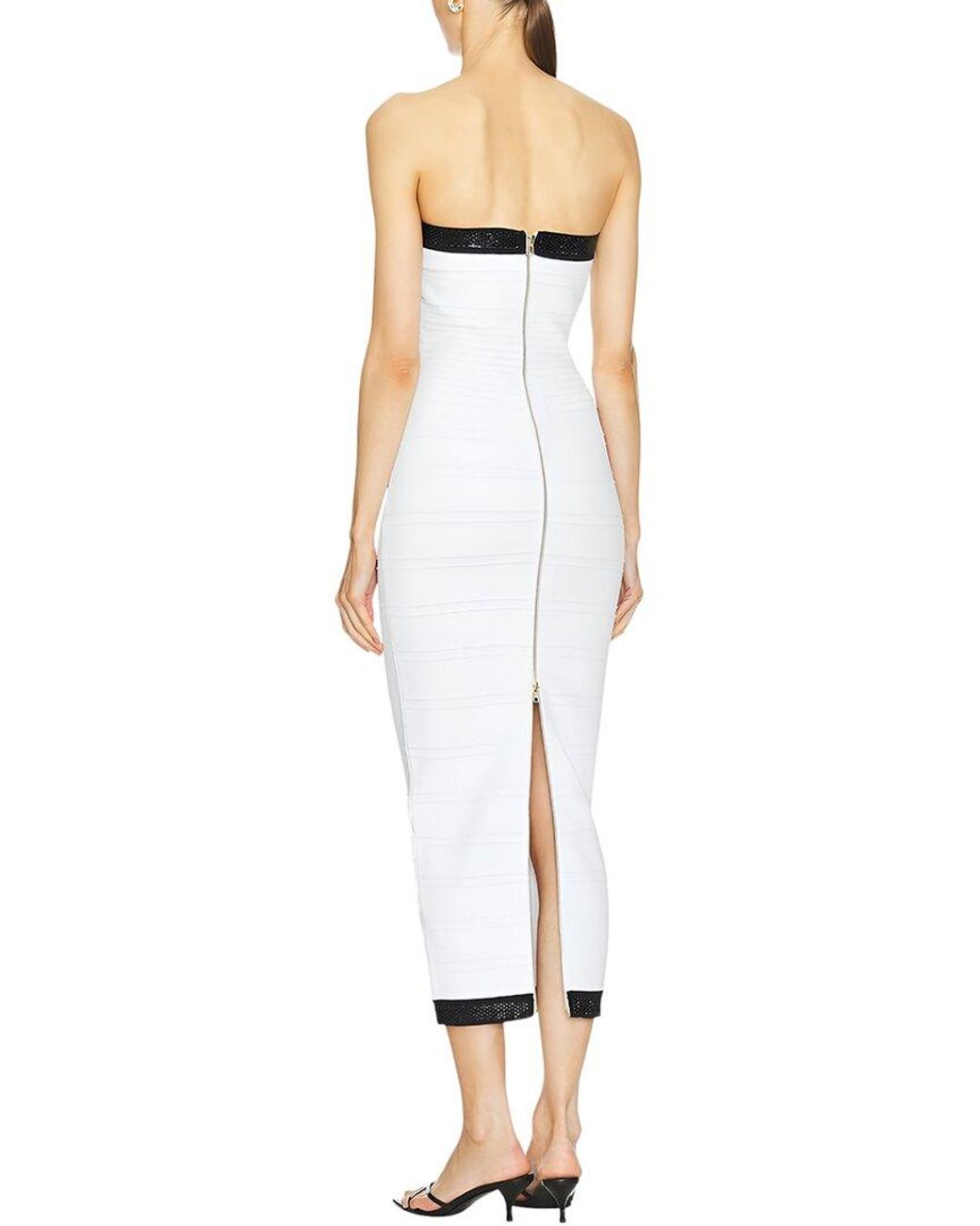 CAMILA BLANCO White Midi Dress