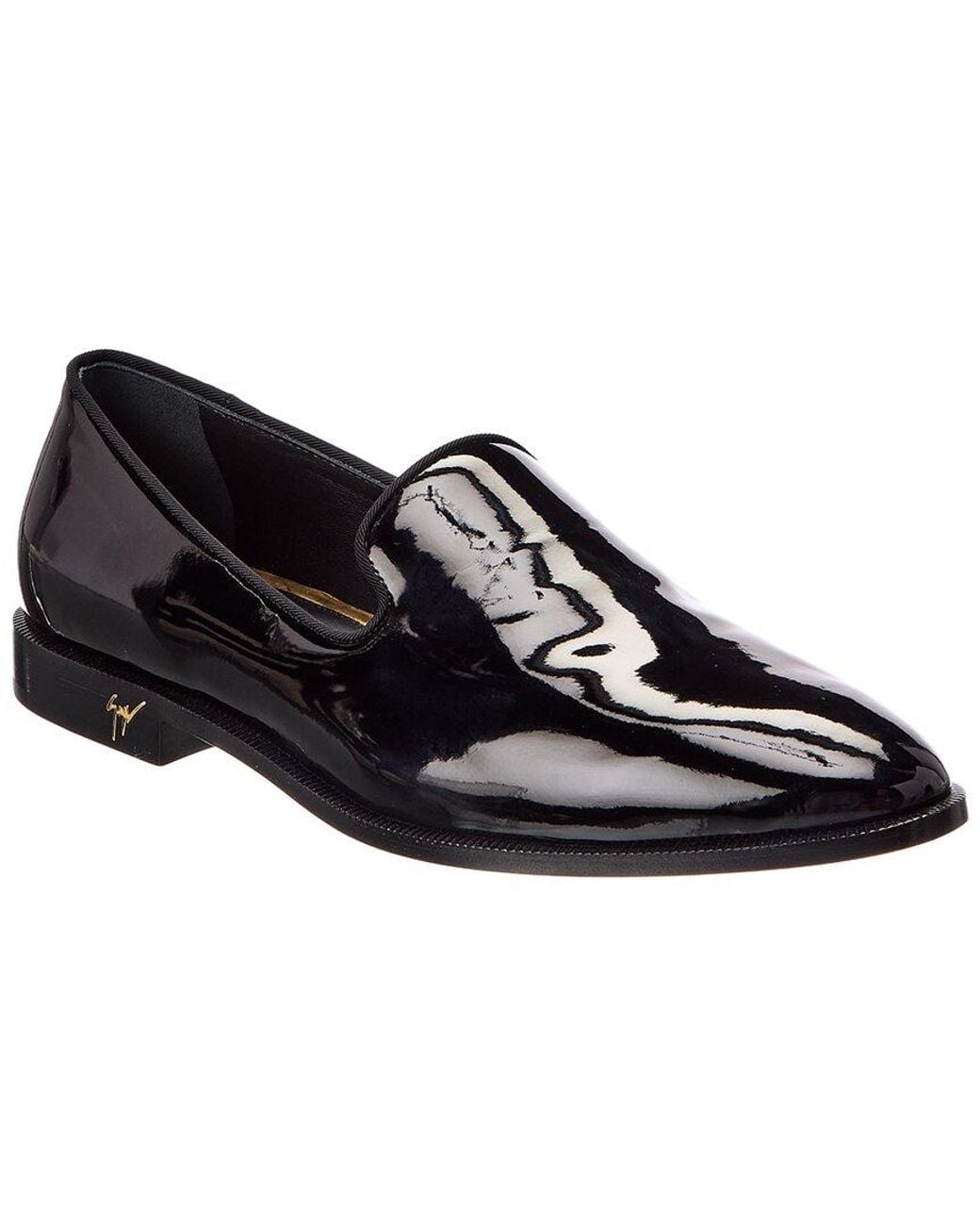 Giuseppe Zanotti Black Flavio Patent Loafer for men