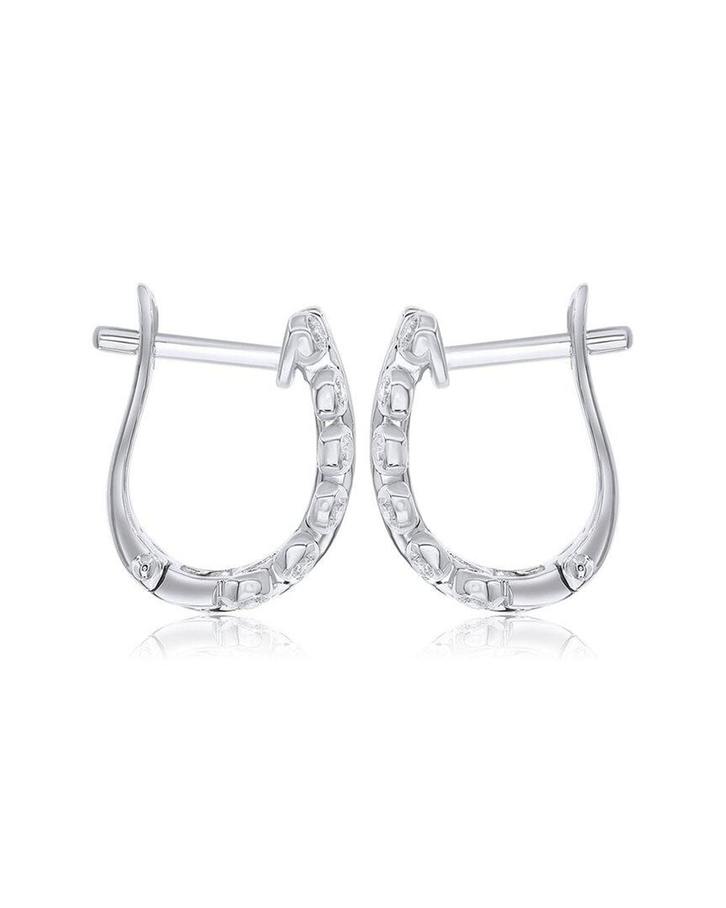 Diana M Fine Jewelry 14k White Gold 0.63 Ct. Tw. Diamond Earrings