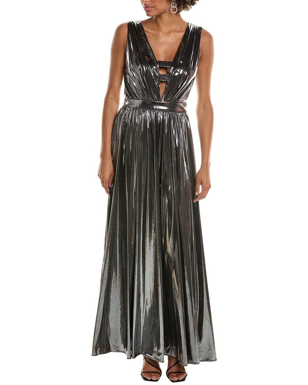 Halston Heritage Black Titania Gown