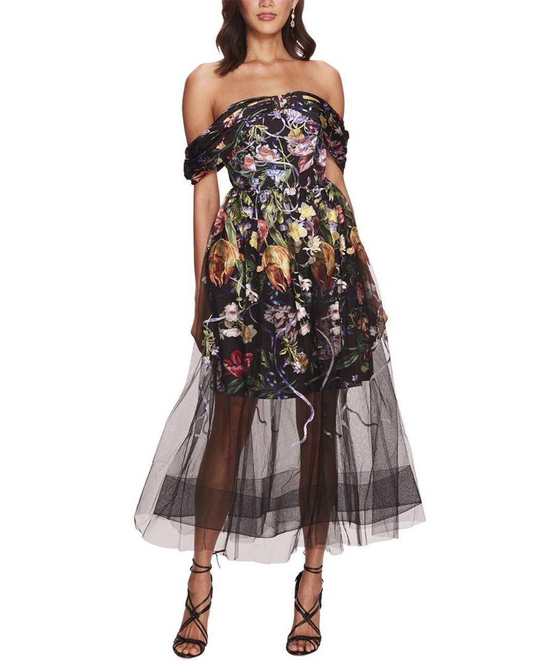 Marchesa Multicolor Mini Dress