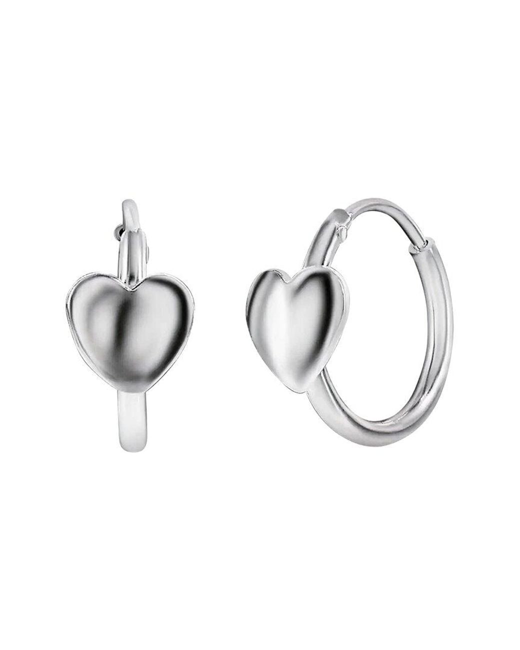 Donatello Gian Metallic Hoop Earrings