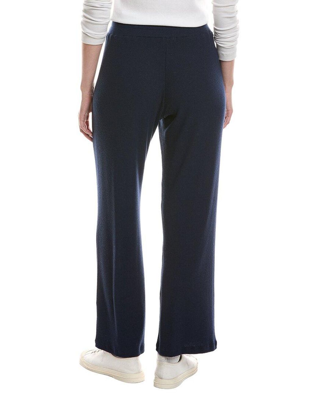 Michael Stars Blue Leann Straight Rib Pant