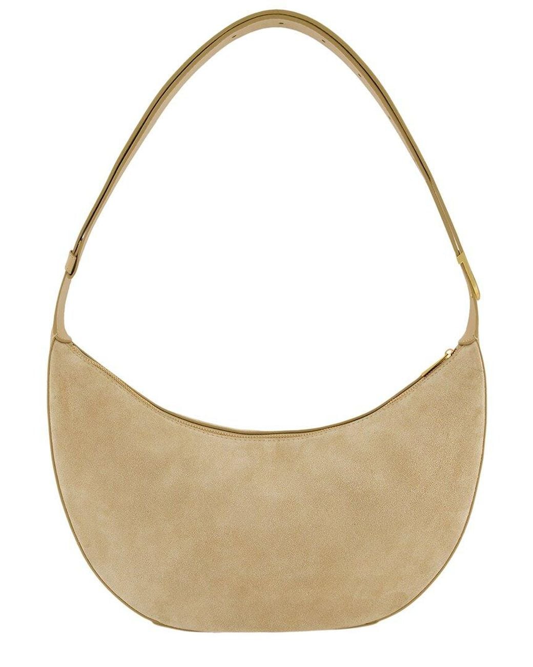 Vince Metallic Eris Leather Hobo Bag