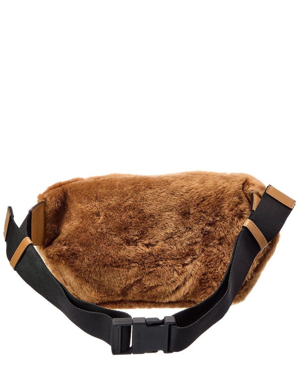 Jimmy Choo Brown Choo Shearling Belt Bag