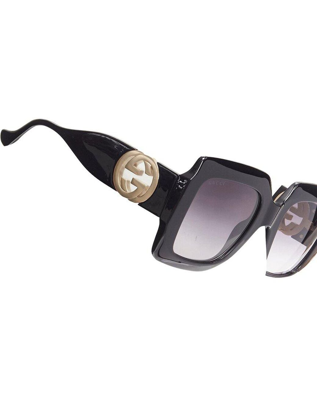 Gucci Multicolor Logo Oversized Sunglasses (Authentic Pre-Loved)