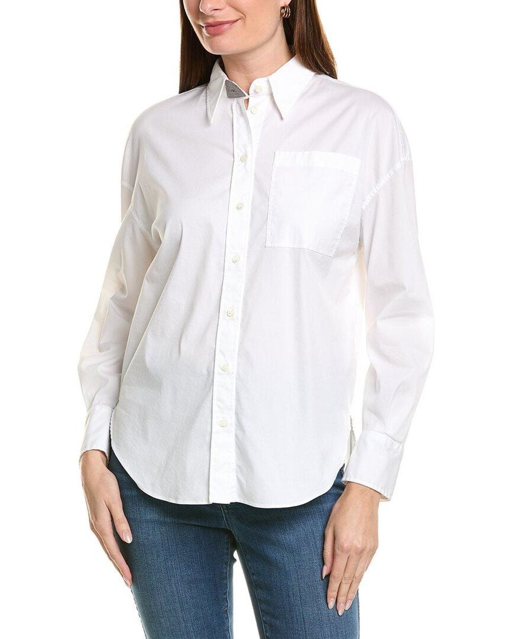 Brunello Cucinelli White Shirt