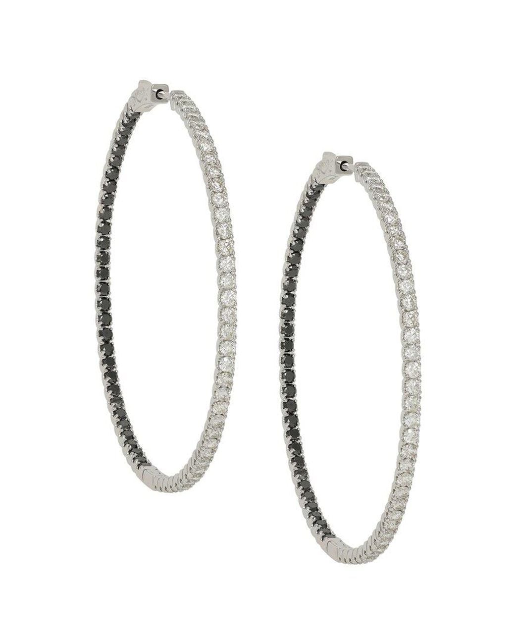 Diana M White Fine Jewelry 14k 4.06 Ct. Tw. Diamond Earrings