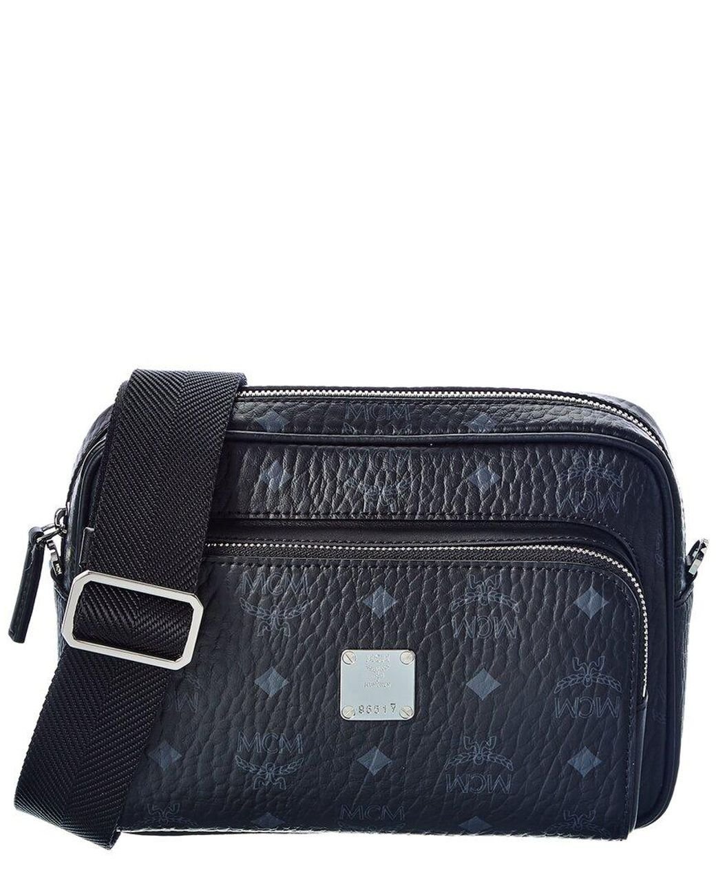 MCM Aren Small Visetos Crossbody in Black Lyst