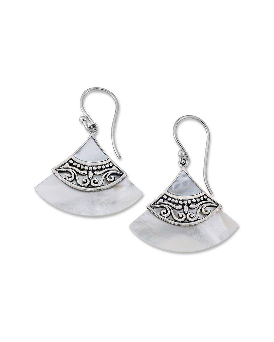 Samuel B. Metallic Pearl Earrings