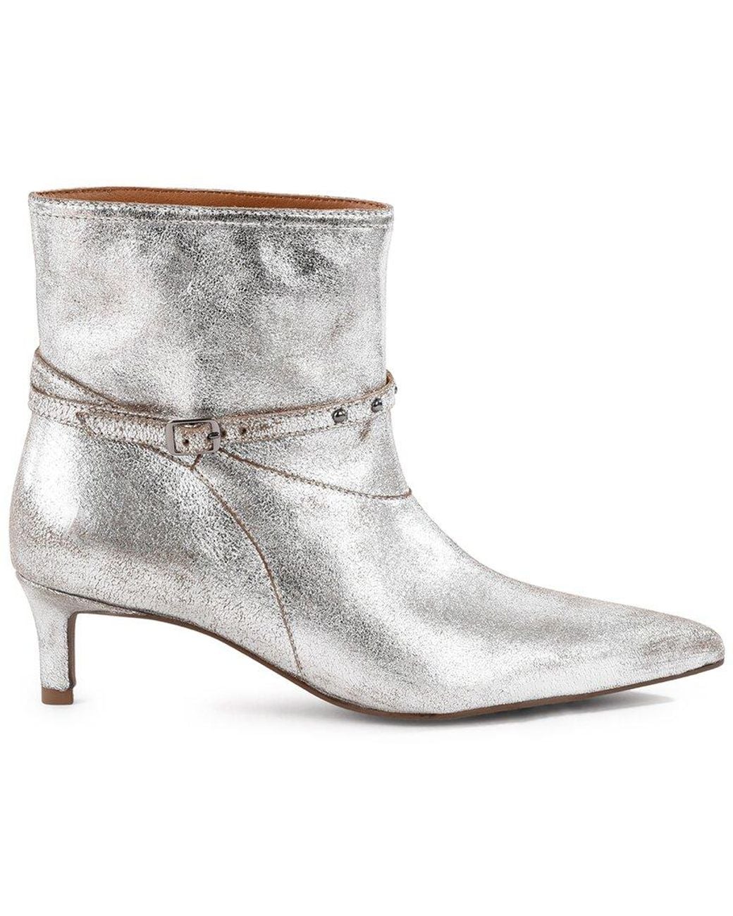 Seychelles White Milan Suede Heel