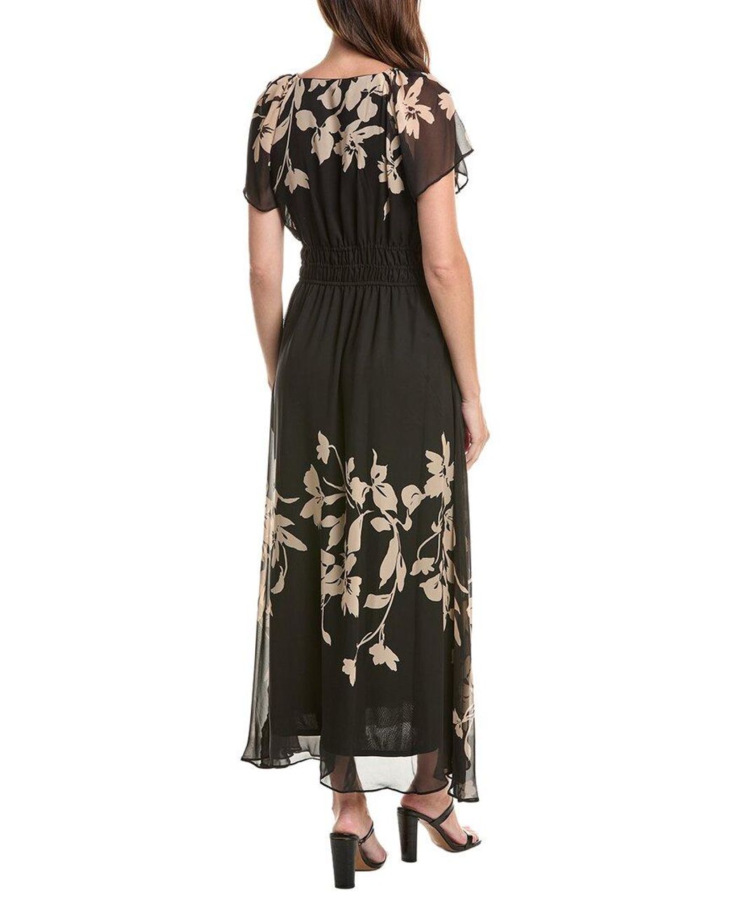 Taylor Black Sleeveless Midi Dress