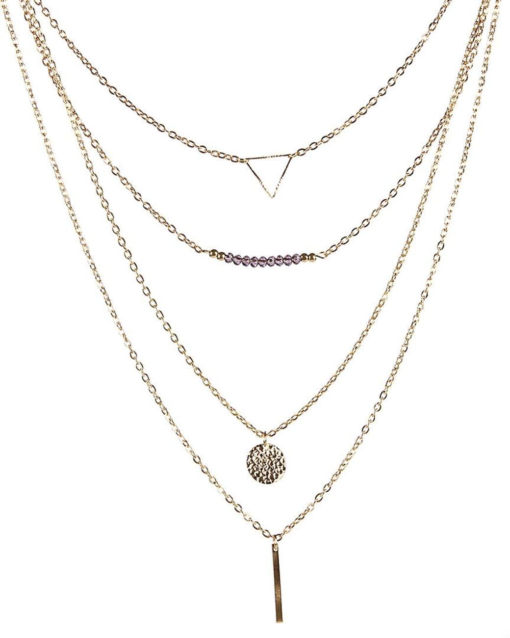 Eye Candy LA White Bar My Necklace