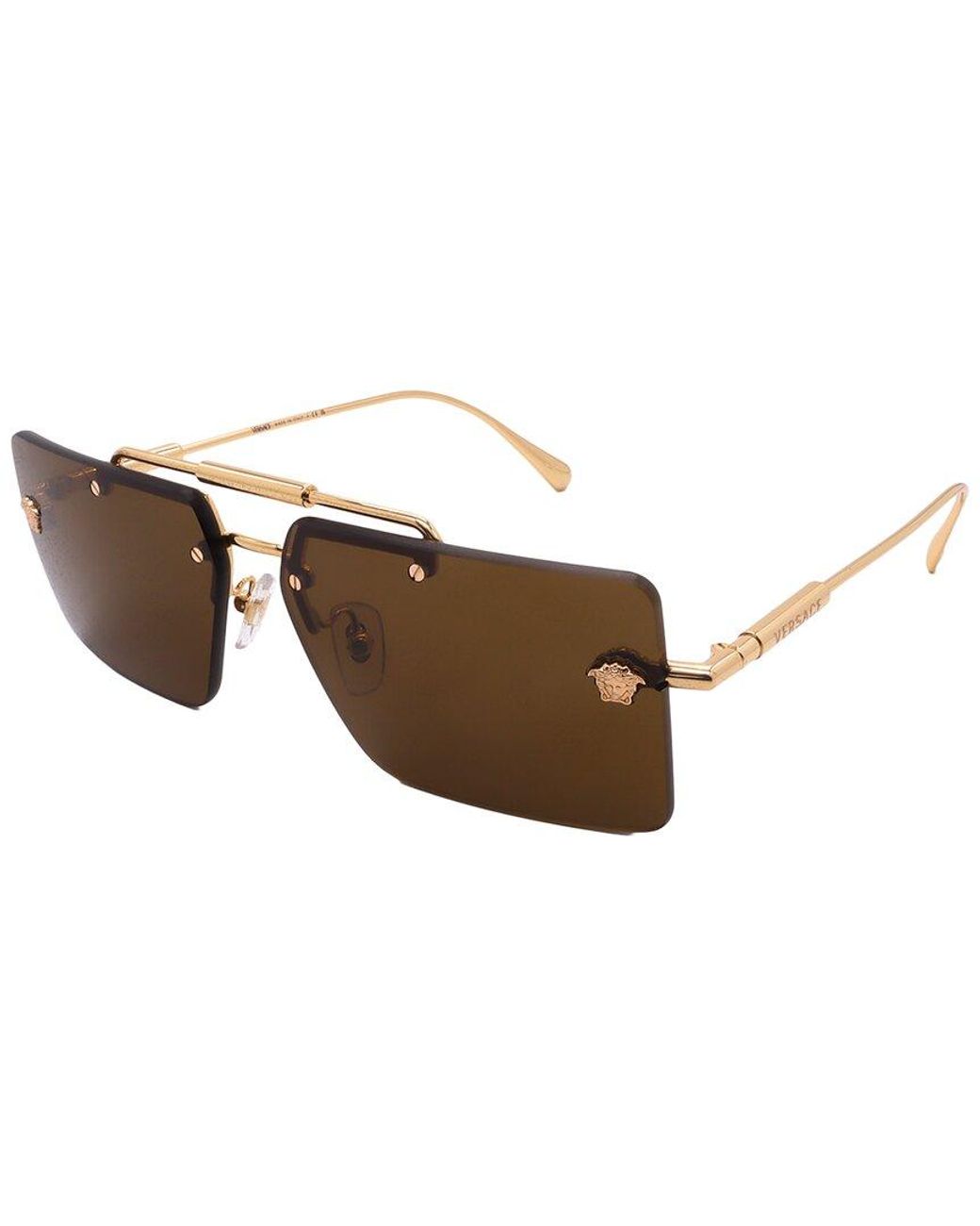 Versace Brown 60Mm Sunglasses