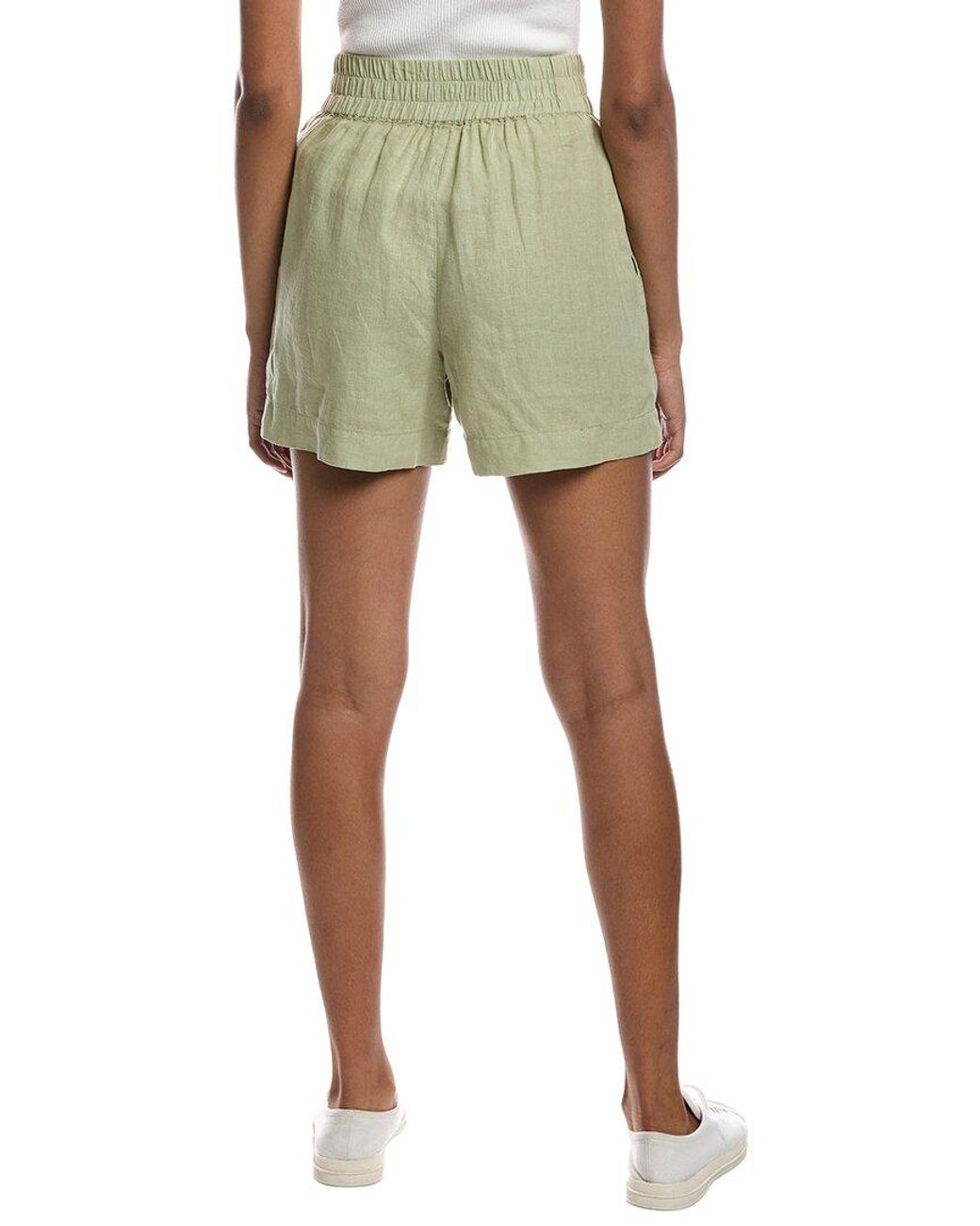 Michael Stars Green Mavis Linen Short