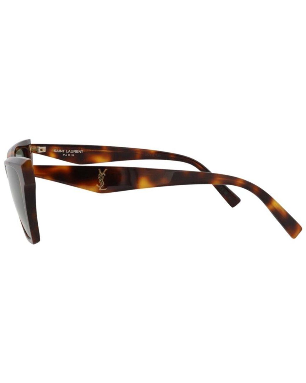 Saint Laurent Brown 58Mm Sunglasses