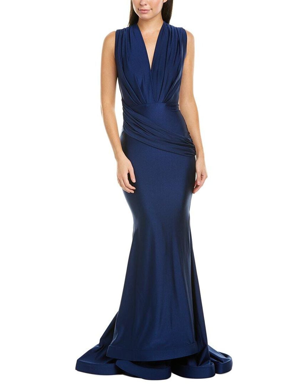 Issue New York Blue Cocktail Gown