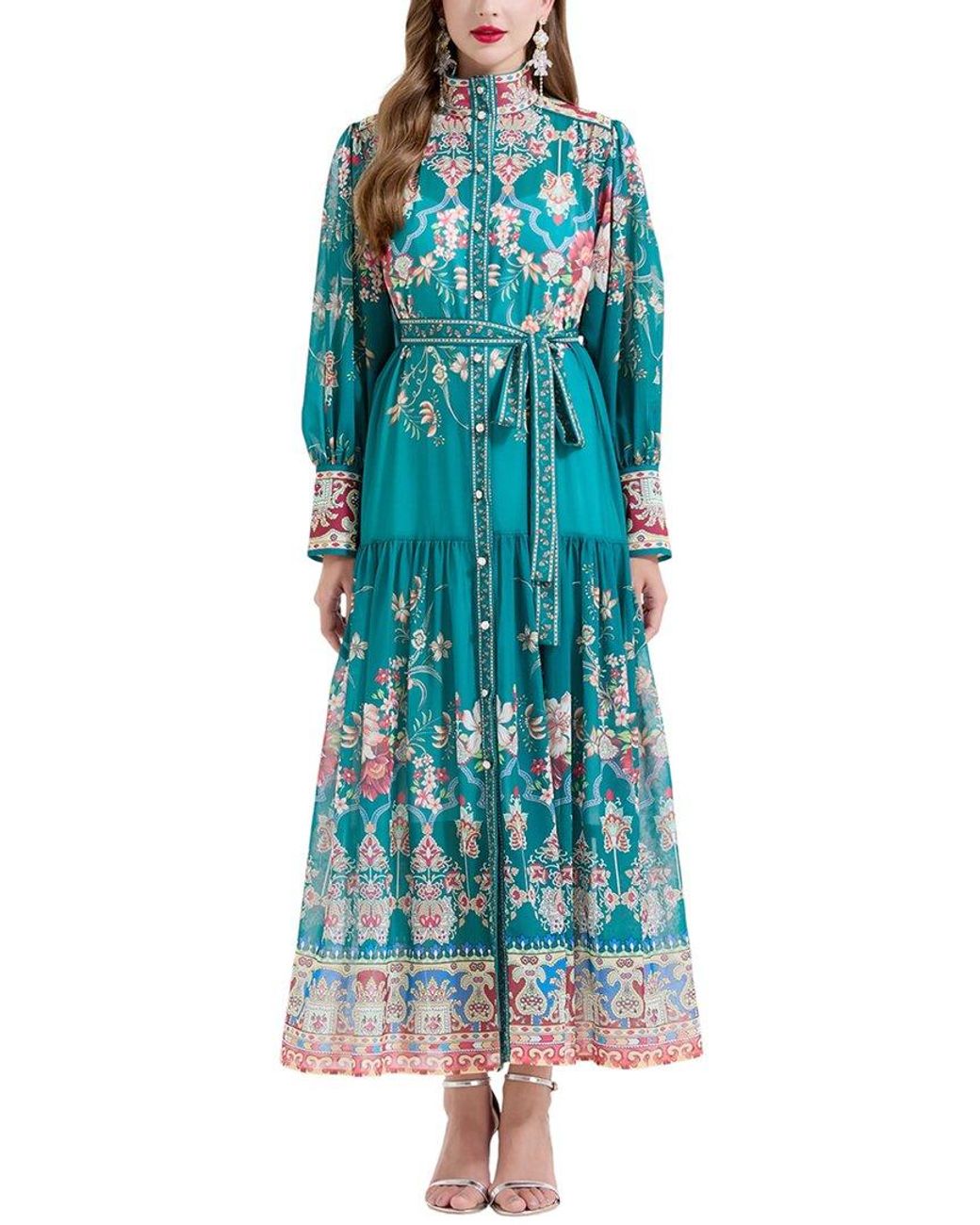 Kaimilan Blue Midi Dress