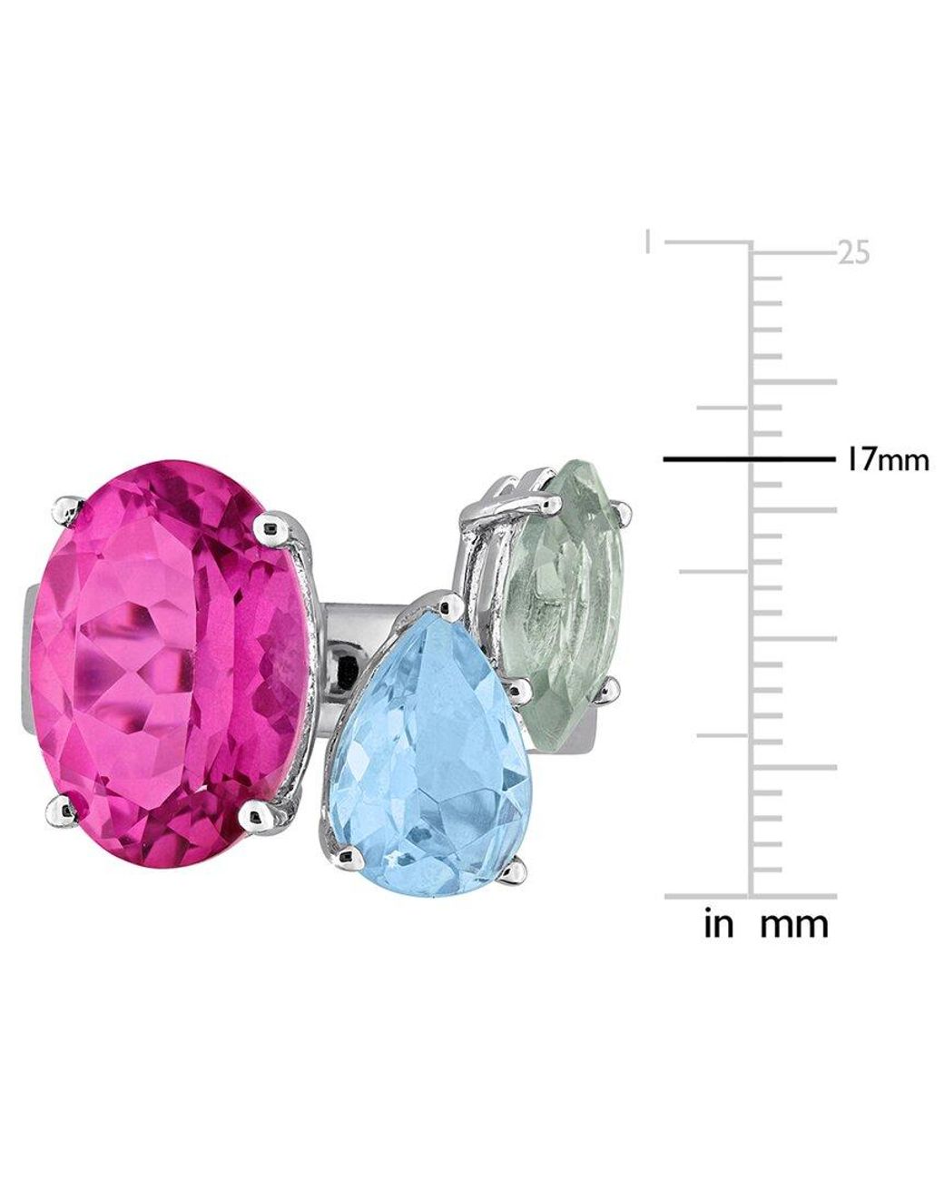 Rina Limor Pink 10.05 Ct. Tw. Topaz & Quartz Ring