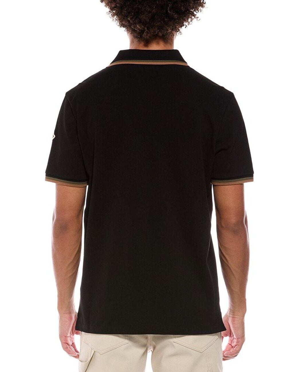 Moncler Black Polo Shirt for men