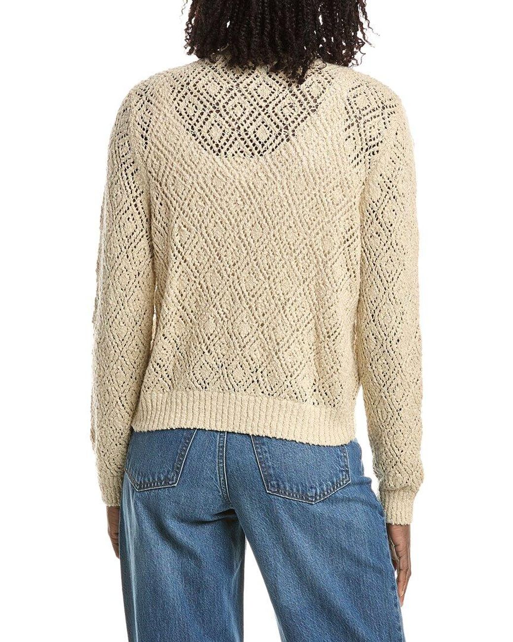 Isla Blue Odette Pointelle Cardigan