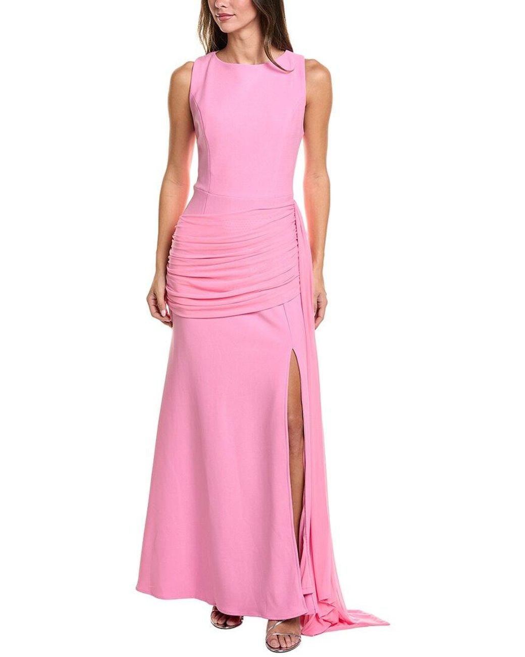 Elliatt Pink Amelina Sash Gown