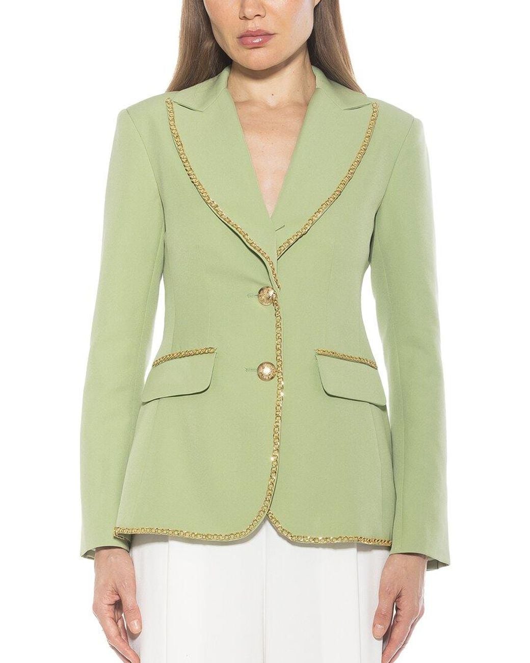 Alexia Admor Green Janet Blazer