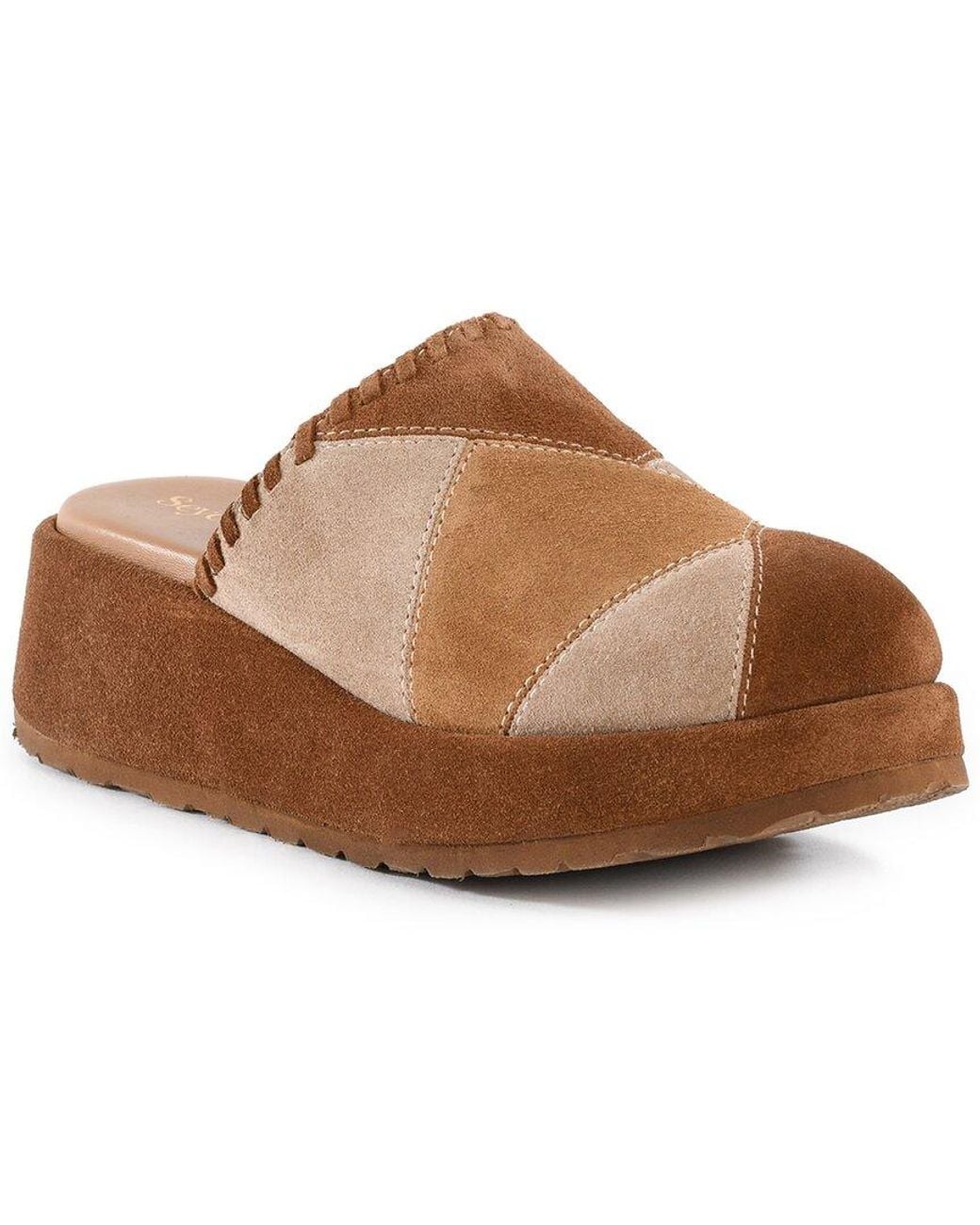 Seychelles Brown Whammy Suede Clog