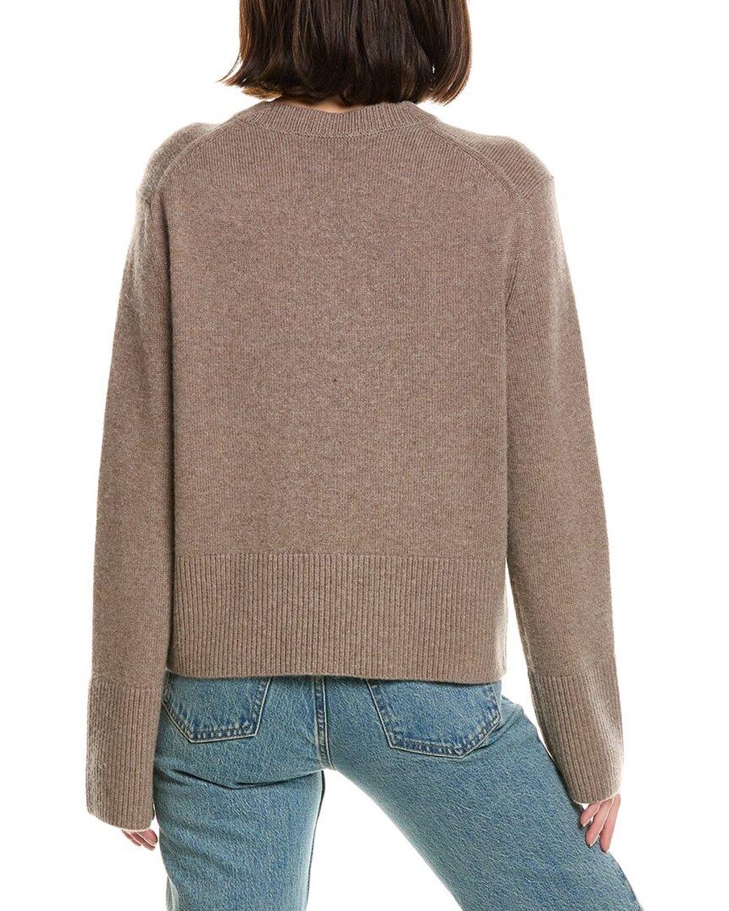 Vince Gray Wool & Cashmere Crewneck Sweater