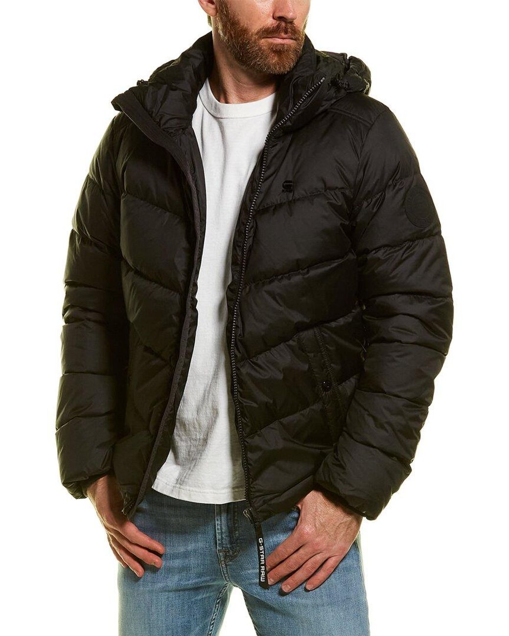 G-Star RAW Raw Whistler Quilted Bomber Jacket in Black for Men | Lyst