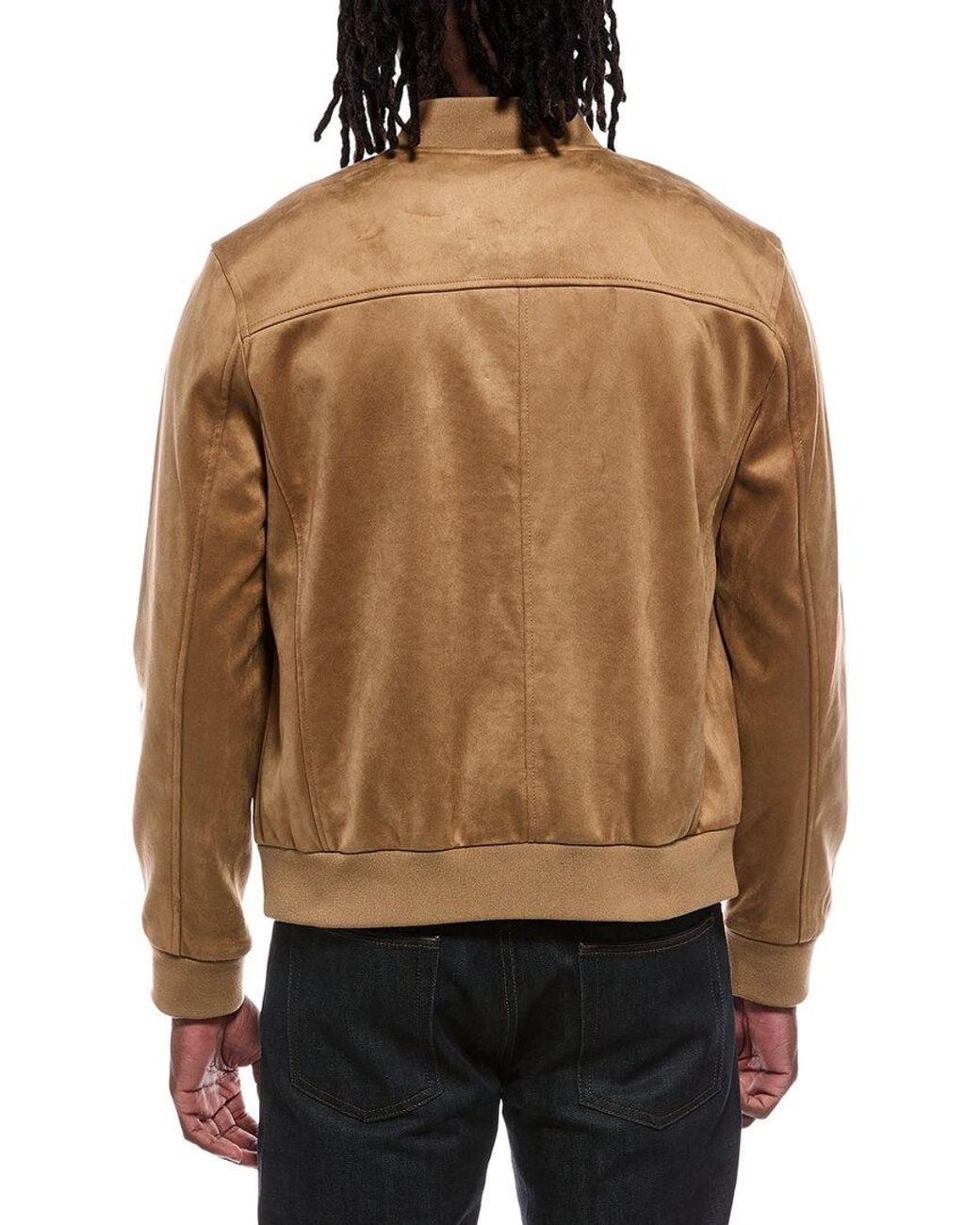 Cole Haan Brown Bomber Jacket for men