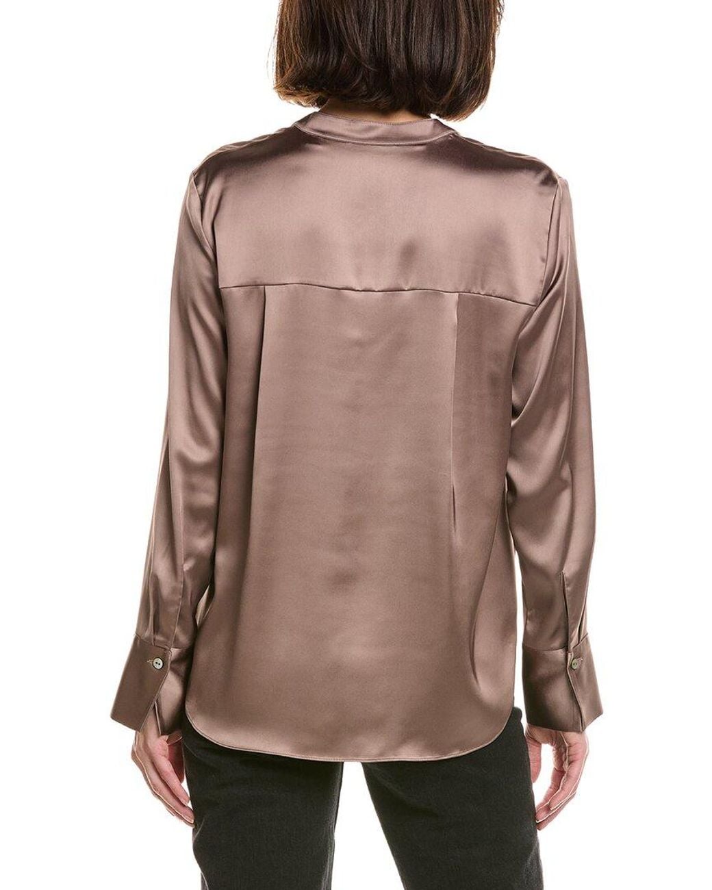 Vince Red Slim Fit Blouse