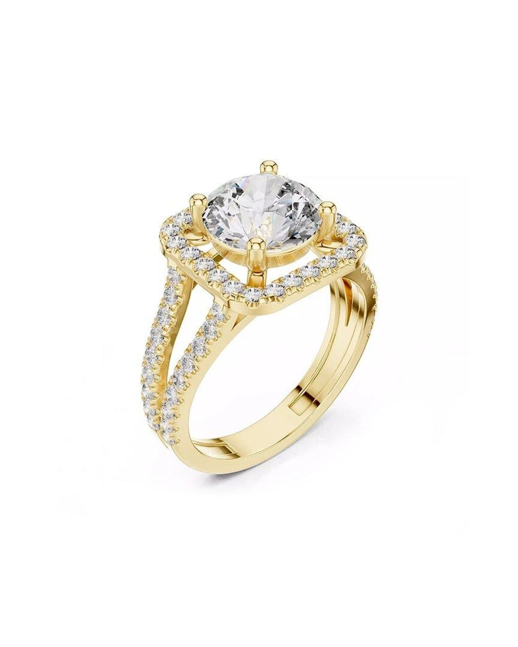 Lab Grown Diamonds White 14K 2.70 Ct. Tw. Lab-Grown Diamond Ring