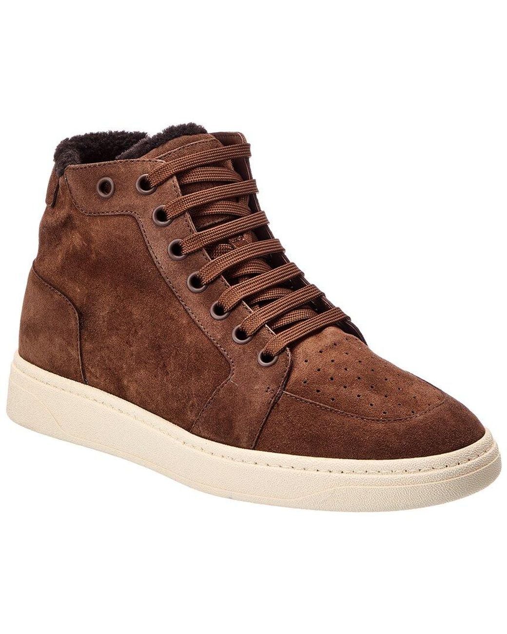 Giuseppe Zanotti Brown Gz/94 Suede High-Top Sneaker for men