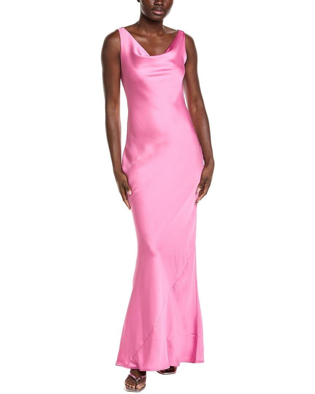 Norma Kamali Pink Maria Gown