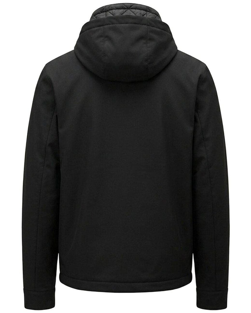 Ron Tomson Black Puffer Jacket for men