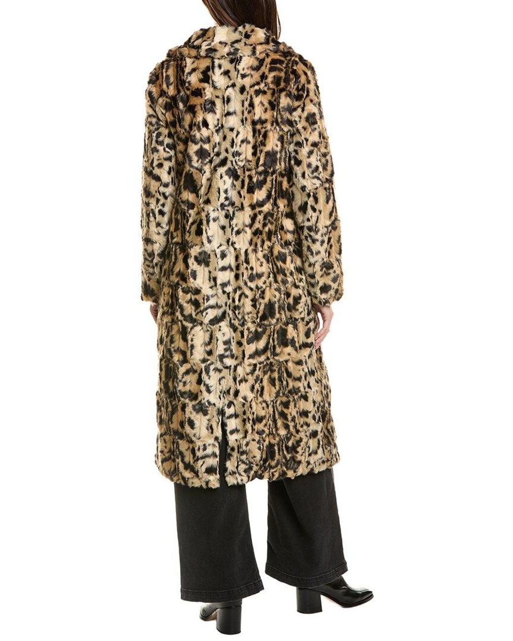 Unreal Fur Metallic The Long Song Coat