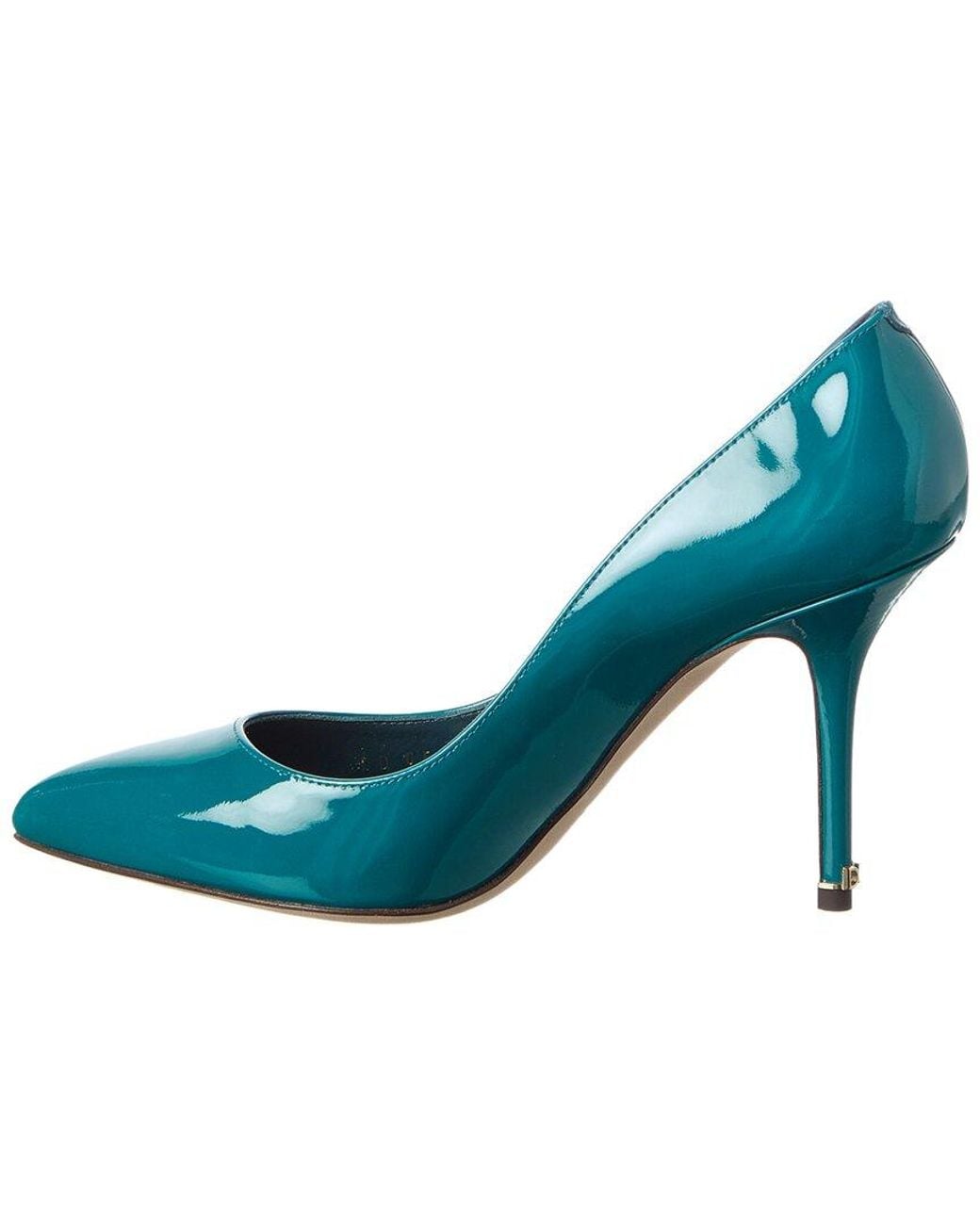Dolce & Gabbana Blue Dg 89 Patent Pump