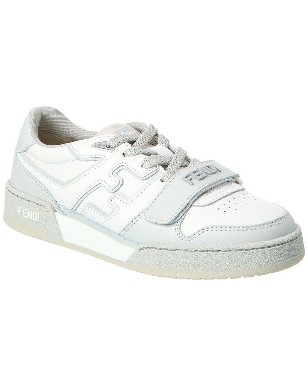 Fendi White Match Leather Sneaker