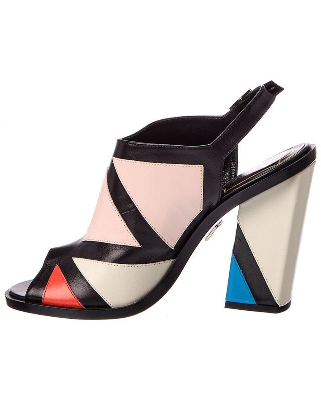 Roger Vivier Black Leather Sandal