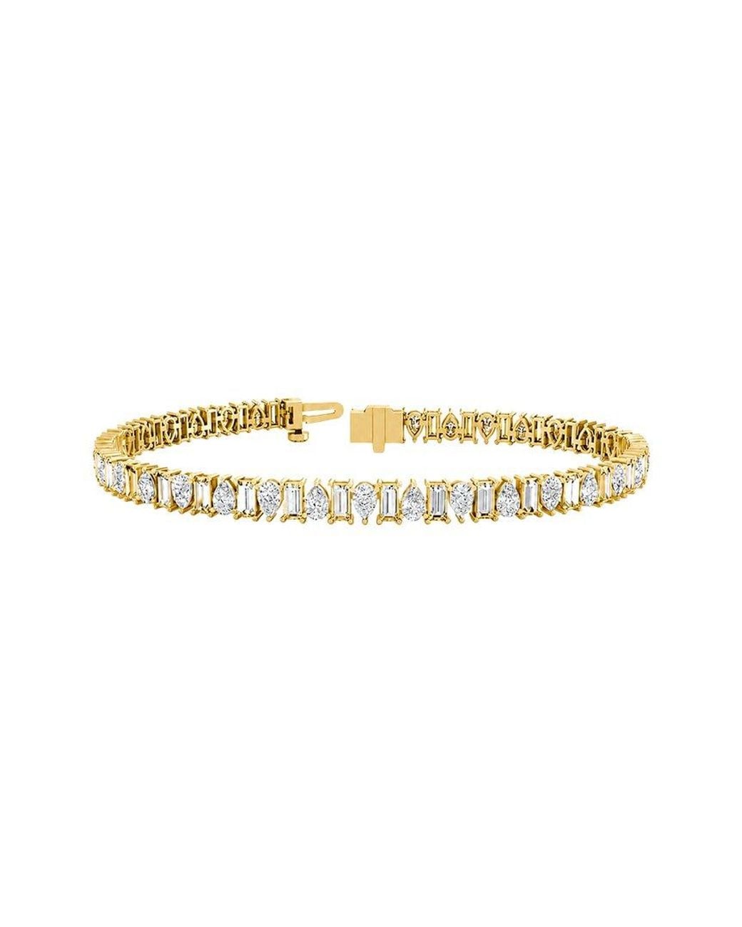 Lab Grown Diamonds White 14K.24 Ct. Tw. Lab-Grown Diamond Tennis Bracelet